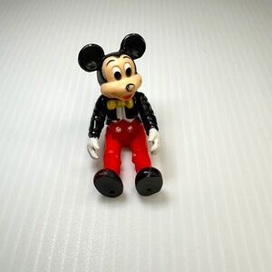 Vintage Mickey Mouse 2.5" Jointed Made in China